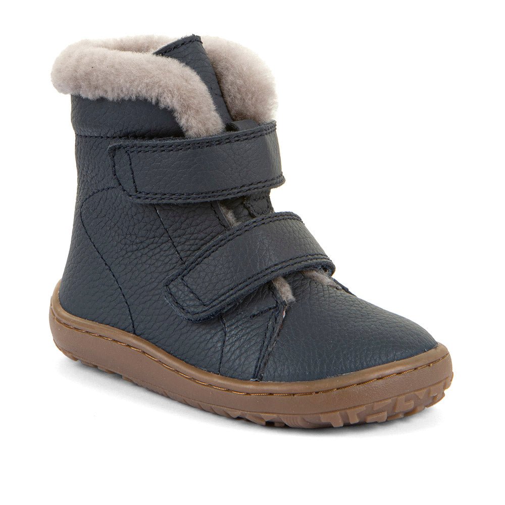 Barefoot čizme Froddo, FURRY BOOT - dark blue - Mini Bambini