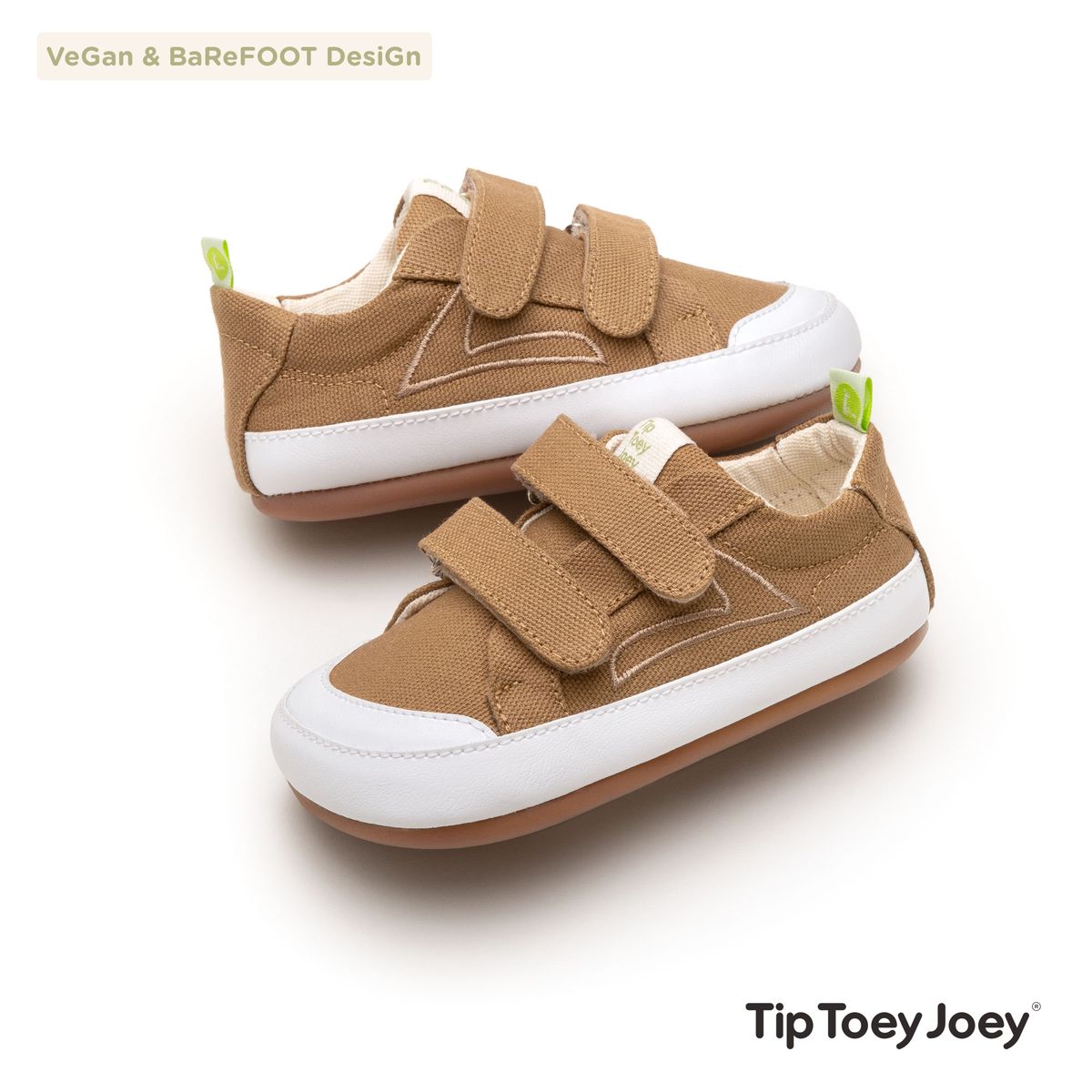 Barefoot patike BOSSY GREEN - kamel - Mini Bambini