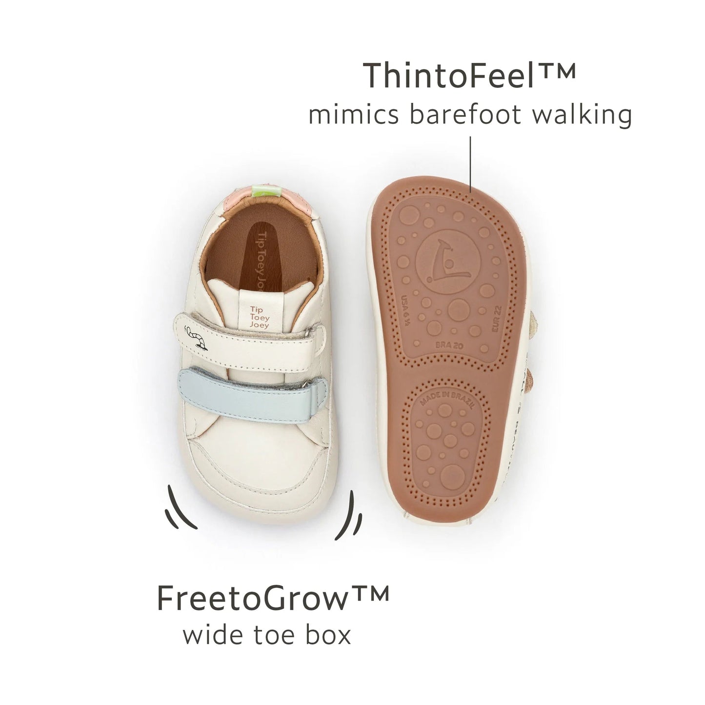 Barefoot patike BOSSY WORM - roze - Mini Bambini