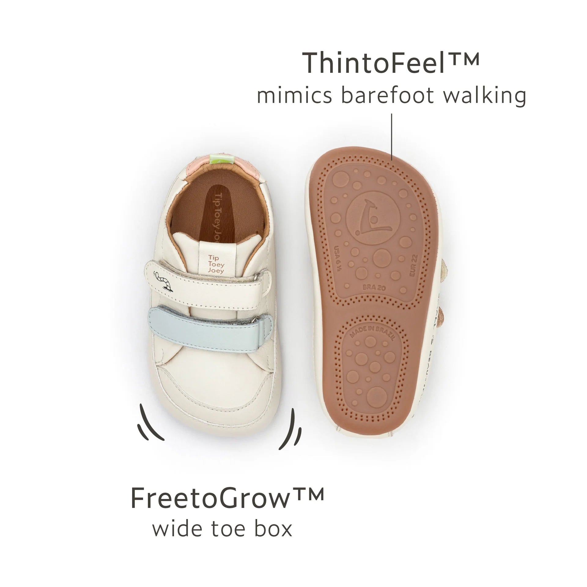 Barefoot patike BOSSY WORM - roze - Mini Bambini