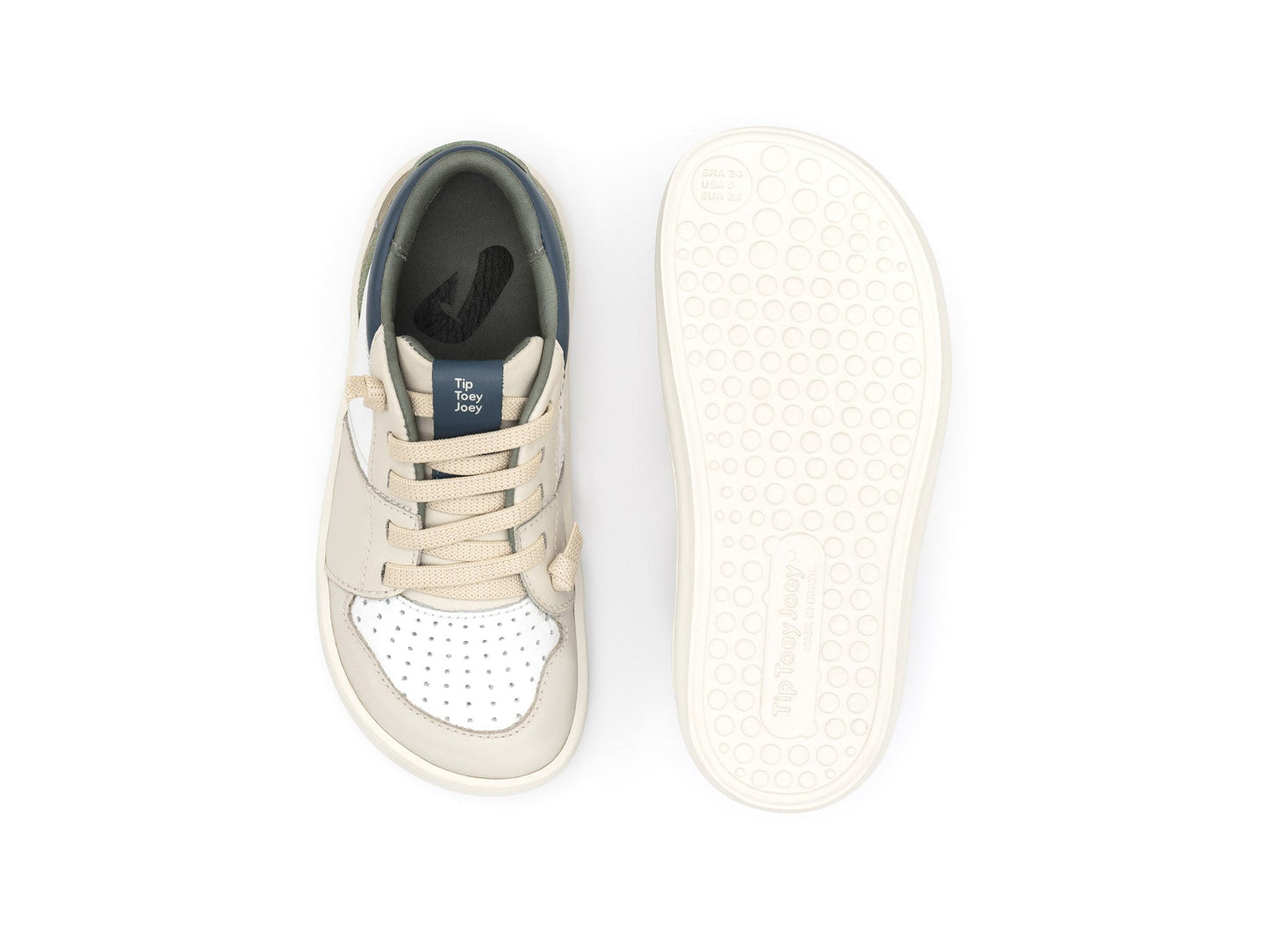 Barefoot patike OLLIE - plavo - zelene - Mini Bambini