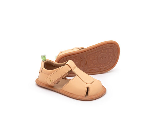 Barefoot sandale PARKY - kajsija - Mini Bambini