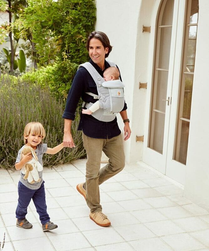 Ergonomska nosiljka Ergobaby Adapt Soft Flex Mesh - Pearl Grey - Mini Bambini