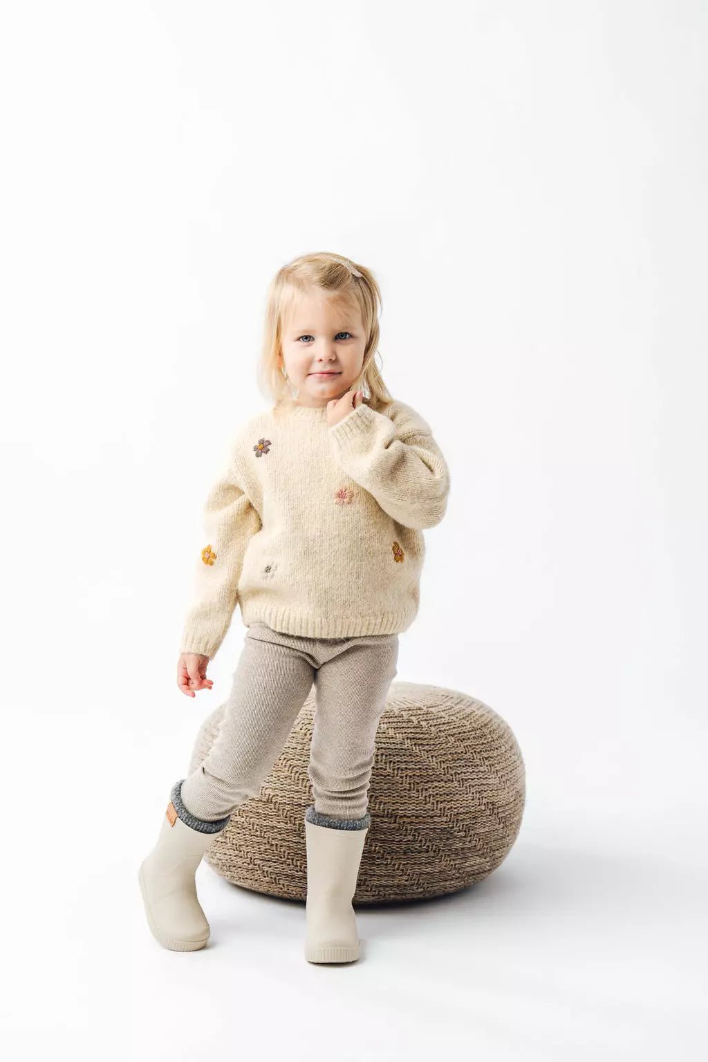 Gumene čizme sa toplim uloškom Snugi WollySplash - bež - Mini Bambini