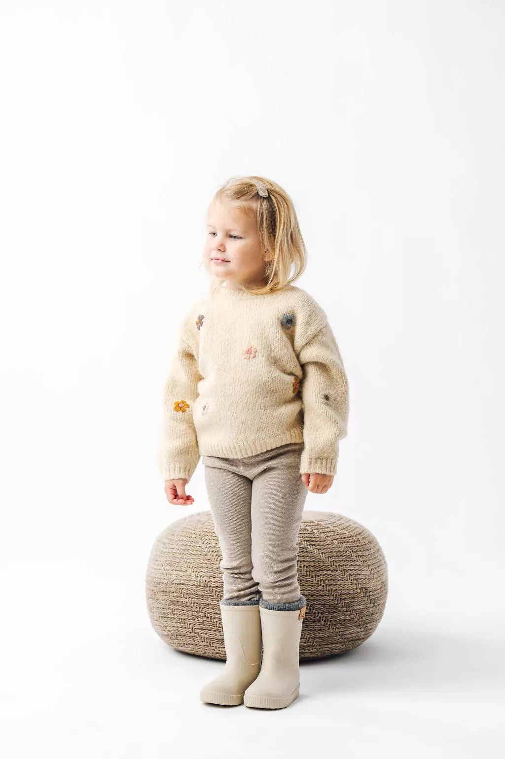 Gumene čizme sa toplim uloškom Snugi WollySplash - bež - Mini Bambini