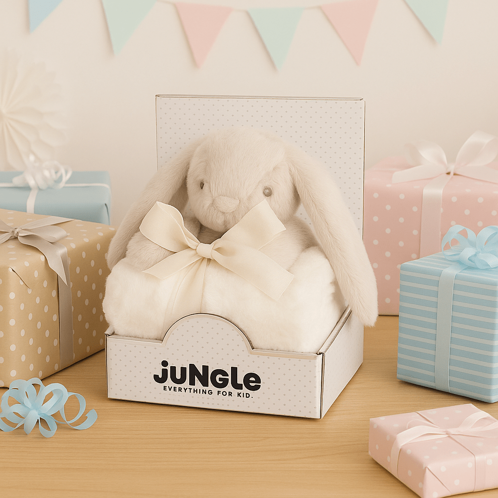 Igračka zeka i ćebe - poklon set - Mini Bambini