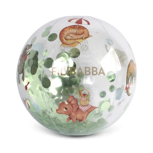 Lopta za plažu - Dino Beach Confetti - Mini Bambini
