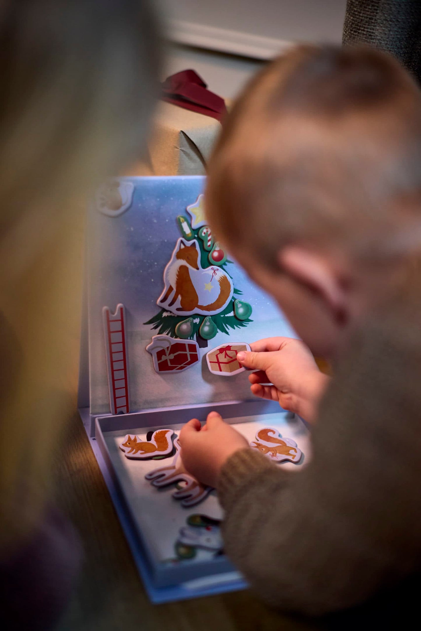 Magnetna igra - Zabava u zimskoj šumi - Mini Bambini