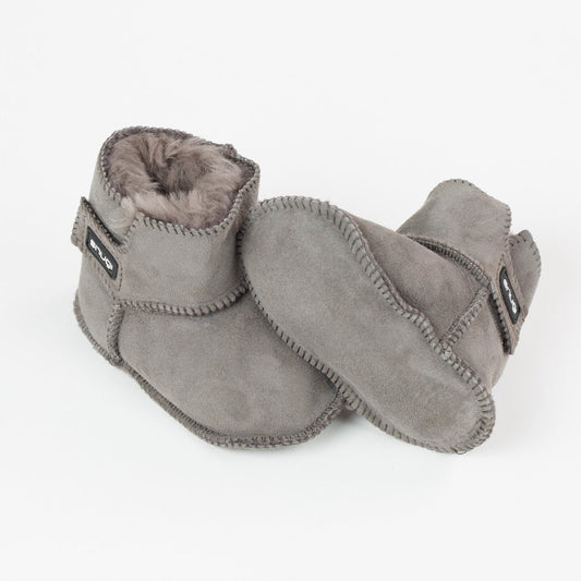 Merino čizme Snugi - sive - Mini Bambini