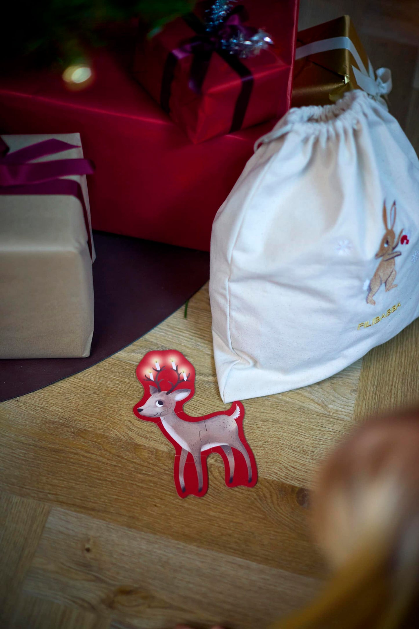 Set 4 puzle "Šumski prijatelji" - Mini Bambini