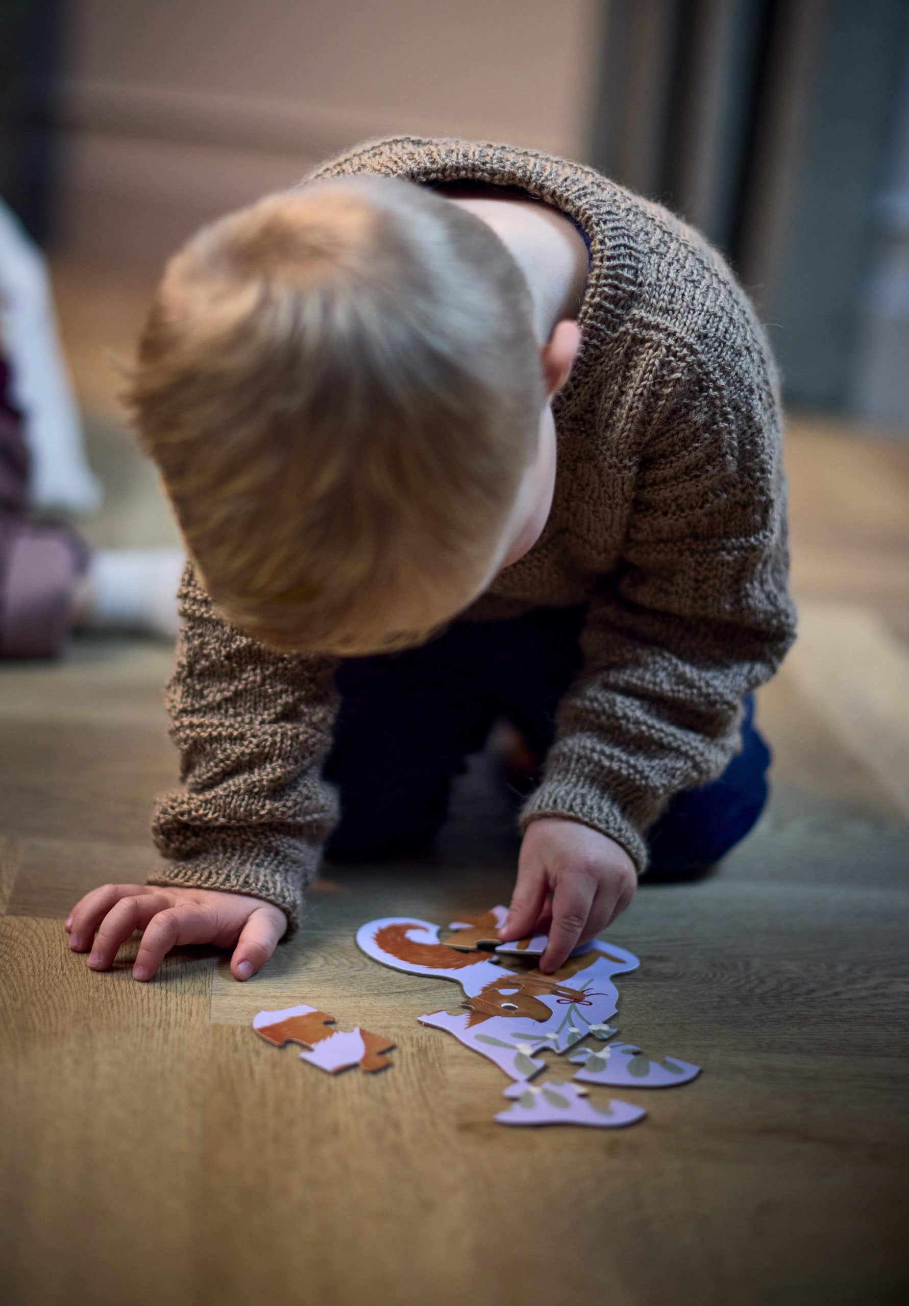 Set 4 puzle "Šumski prijatelji" - Mini Bambini