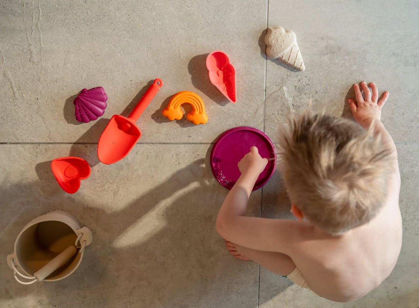 Silikonski set za plažu - Mini Bambini