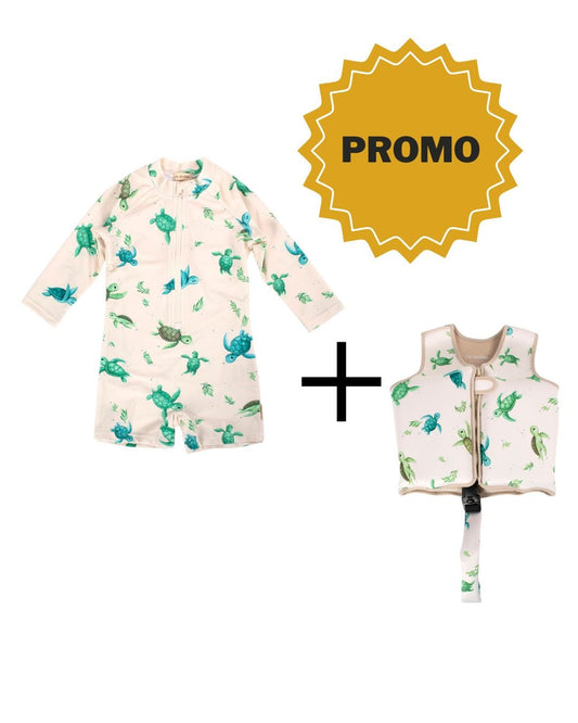 UV kupaći + prsluk za plivanje - First Swim - Mini Bambini