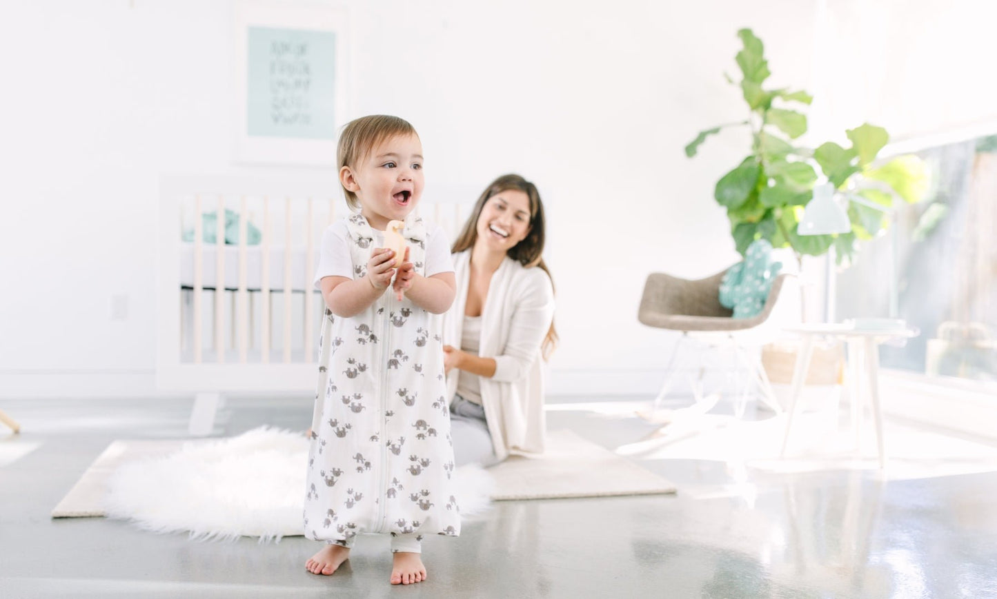 Vreća za spavanje sa nogavicama Ergobaby, ljetnja (18-36/L) - Mini Bambini