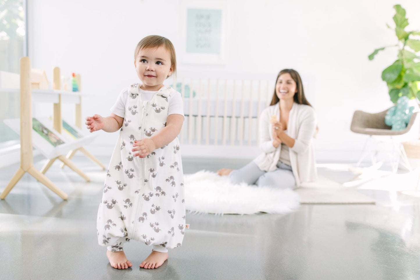 Vreća za spavanje sa nogavicama Ergobaby, ljetnja (18-36/L) - Mini Bambini