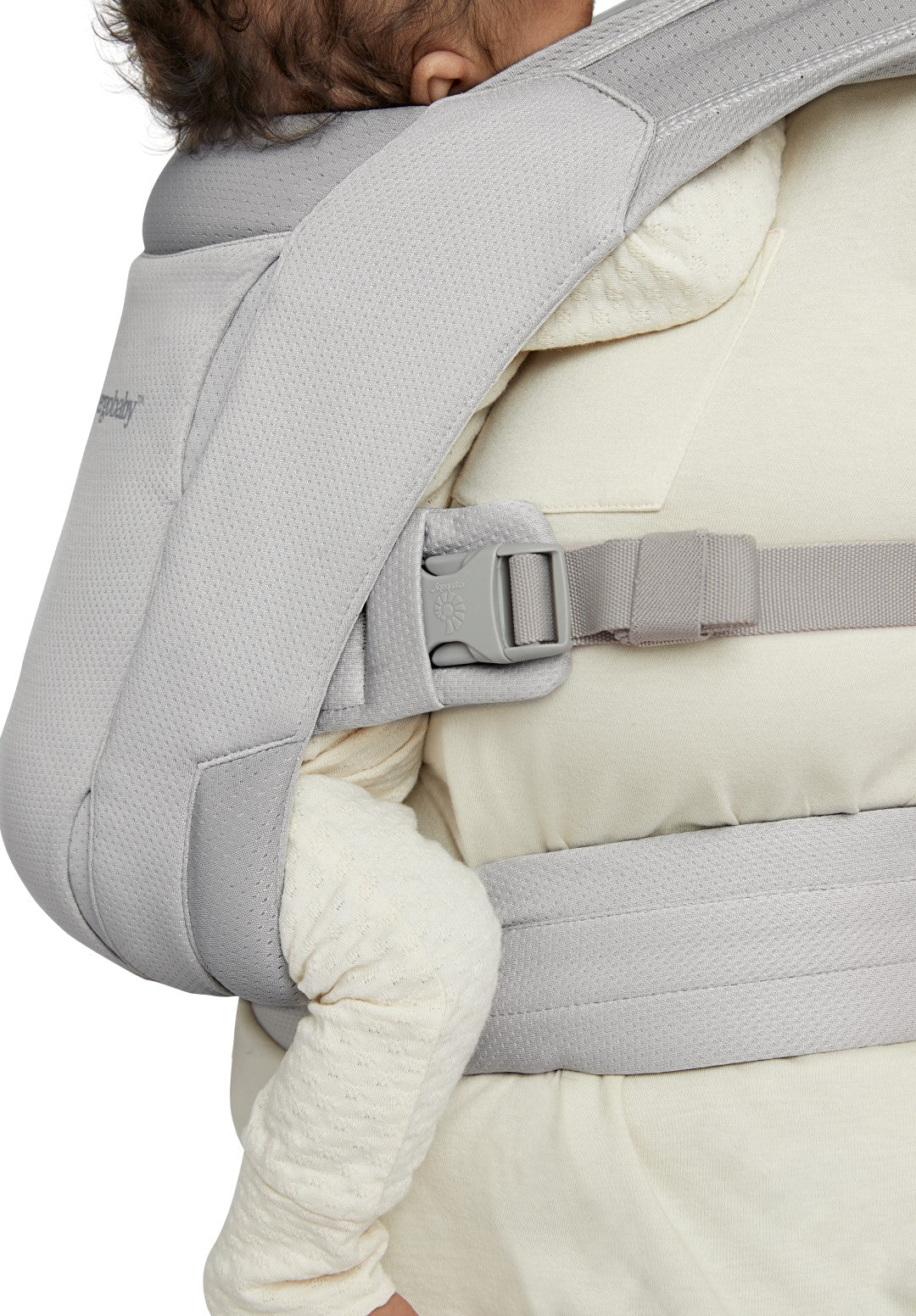 Ergonomska kengur nosiljka Ergobaby Embrace Soft Air Mesh - Soft Grey - Mini Bambini