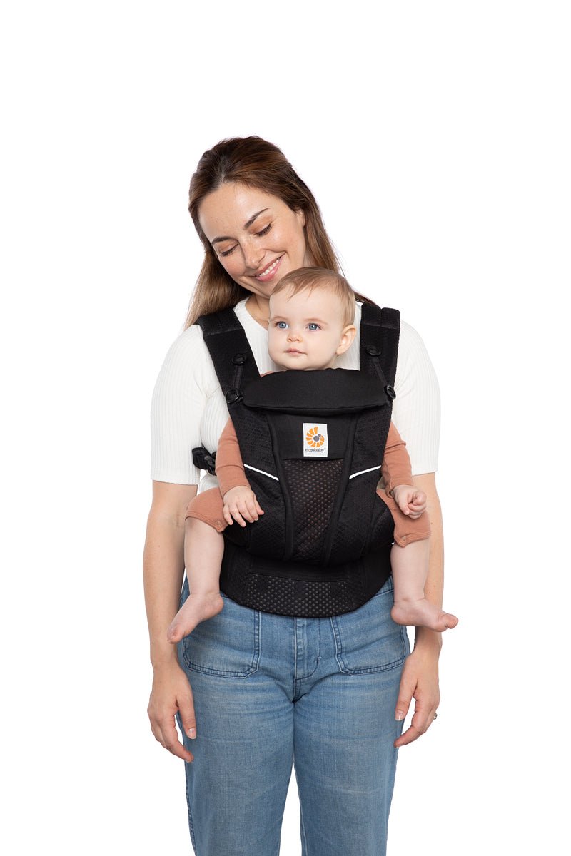 Ergonomska kengur nosiljka Ergobaby Omni Breeze - Onyx black - Mini Bambini
