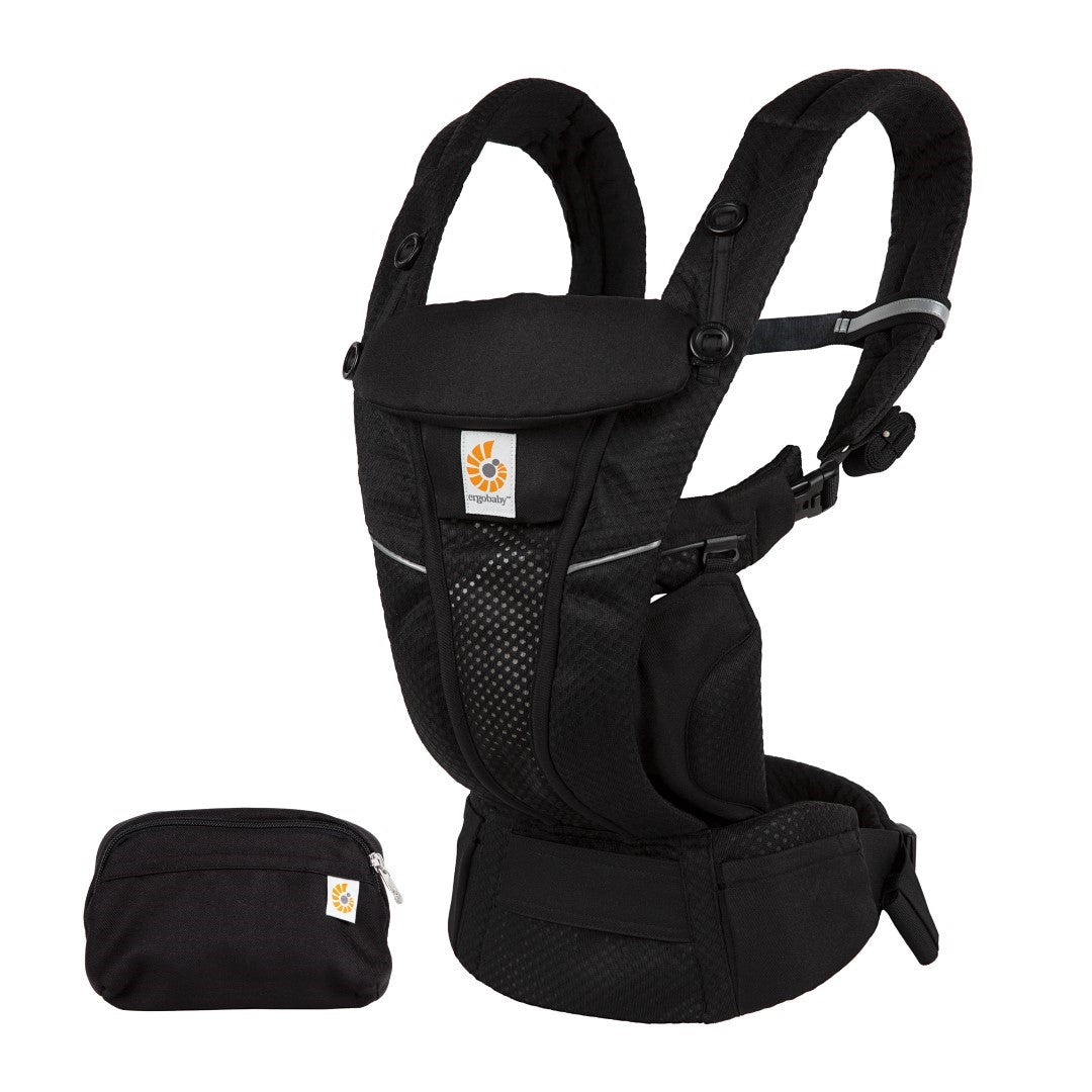 Ergonomska kengur nosiljka Ergobaby Omni Breeze - Onyx black - Mini Bambini