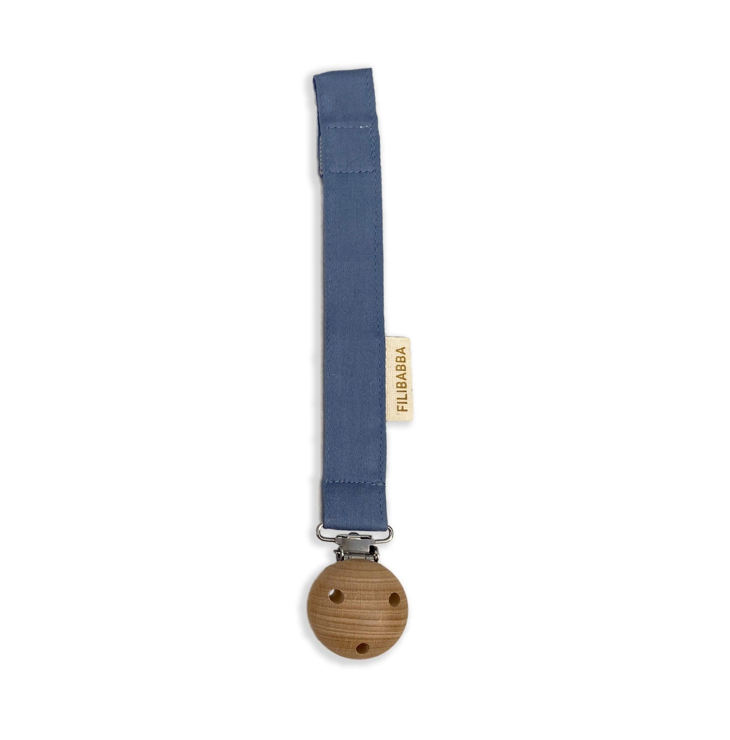 Lančić za cuclu "Warm blue" - na čičak - Mini Bambini