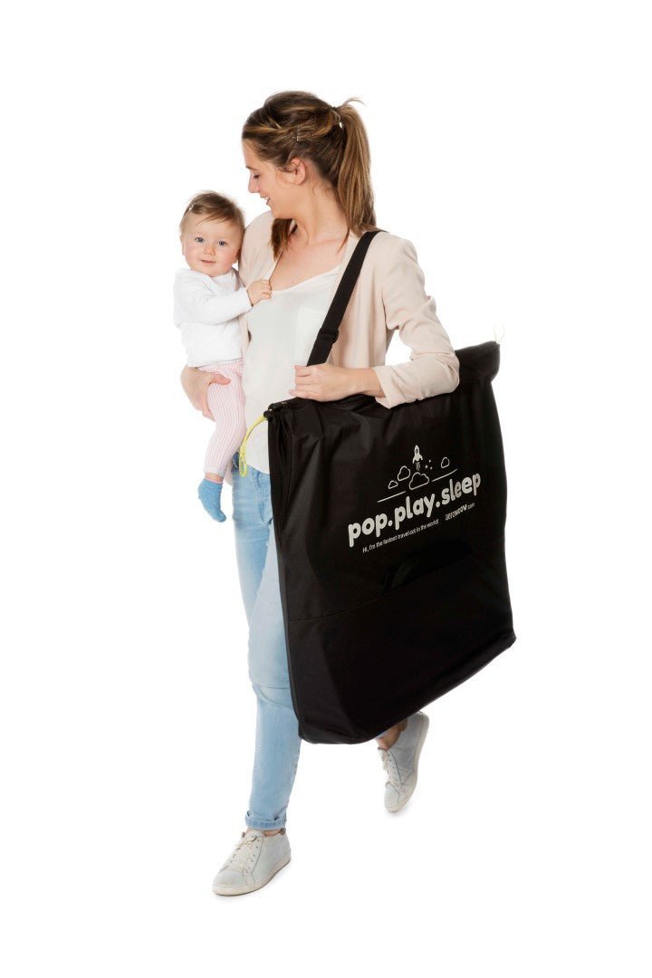 Putni krevetić AeroMoov - Seashell Olive, zelena - Mini Bambini