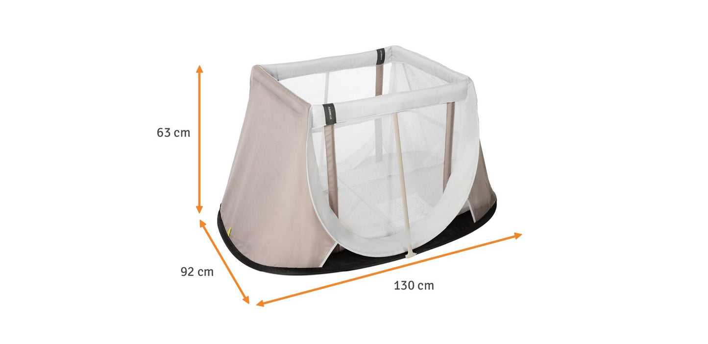 Putni krevetić AeroMoov - Seashell Olive, zelena - Mini Bambini
