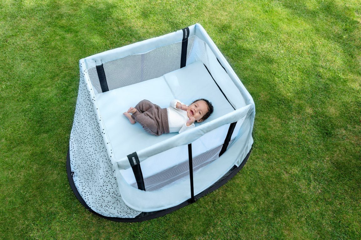 Putni krevetić AeroMoov - Seashell Olive, zelena - Mini Bambini