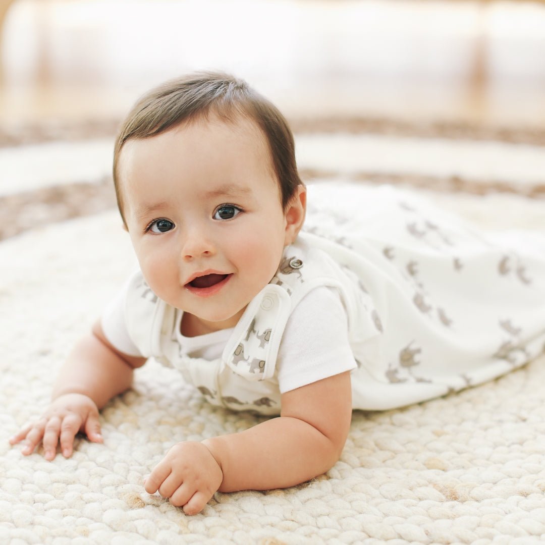 Vreća za spavanje Ergobaby, topla - Silver Waves - Mini Bambini