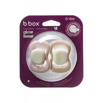 b.box Silikonska cucla GLOW – blush + latte (2 kom)