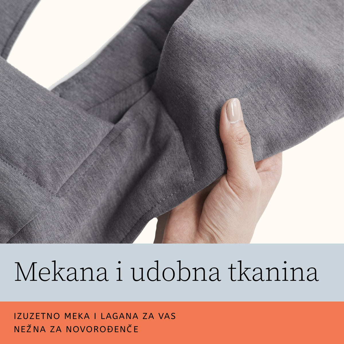 Ergonomska kengur nosiljka Ergobaby Embrace - Soft Olive