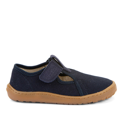 Barefoot papuče Froddo, CANVAS T-BAR - dark blue