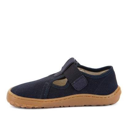 Barefoot papuče Froddo, CANVAS T-BAR - dark blue