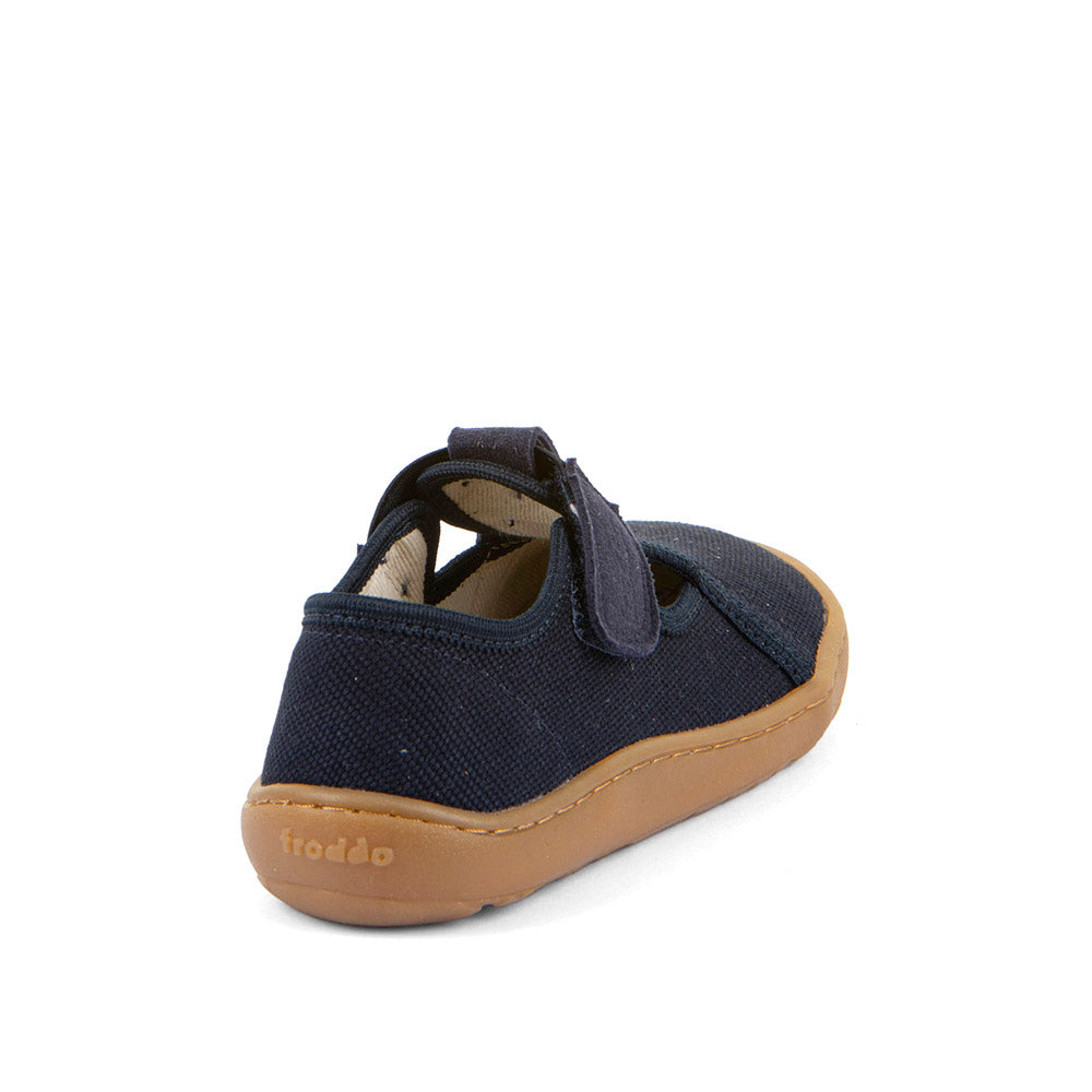 Barefoot papuče Froddo, CANVAS T-BAR - dark blue