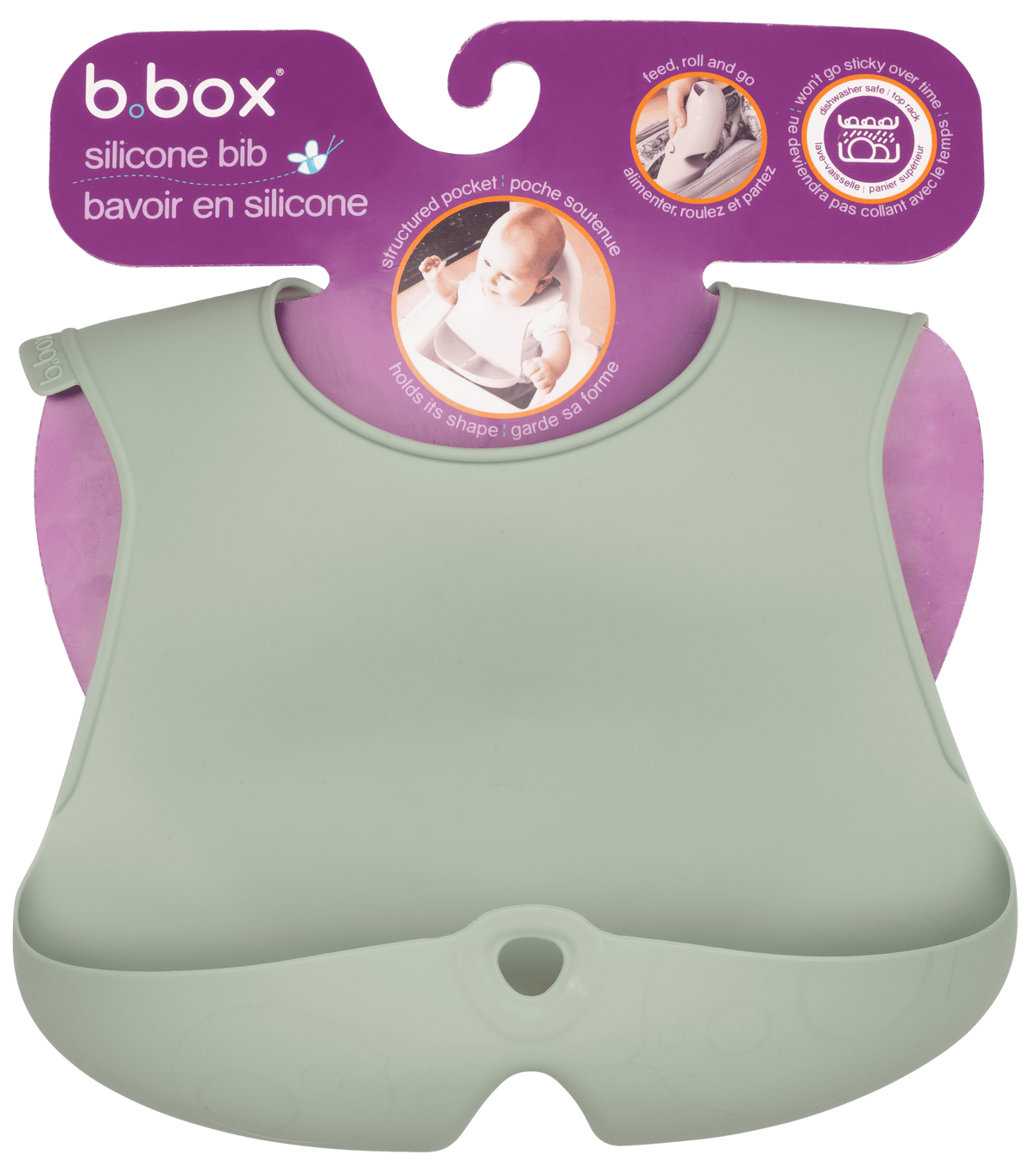 b.box Silikonska portikla – Sage