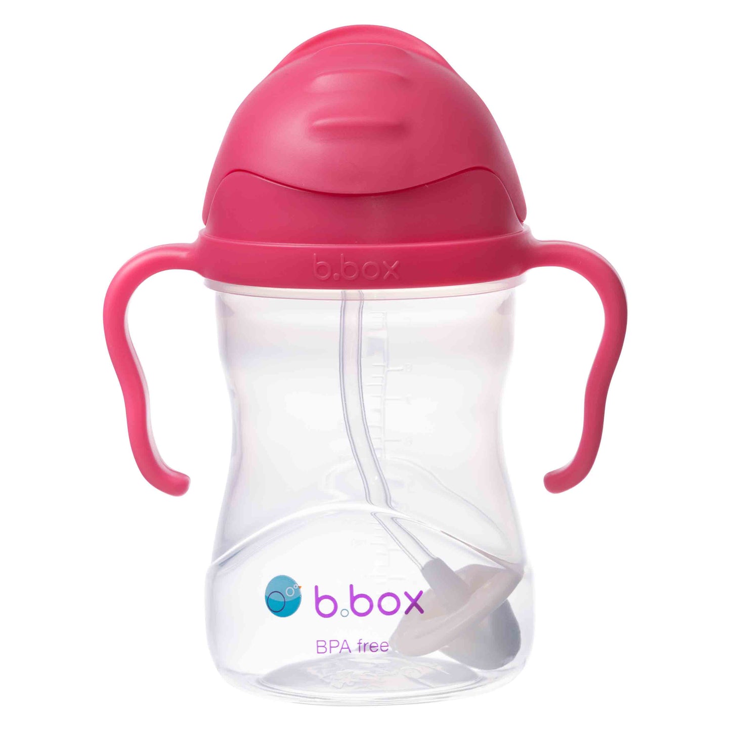b.box Sippy cup bočica sa slamkom – Raspberry