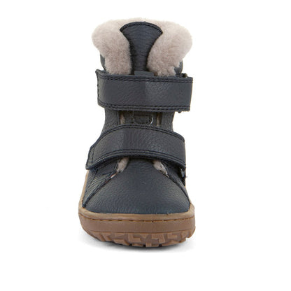 Barefoot čizme Froddo, FURRY BOOT - dark blue - Mini Bambini