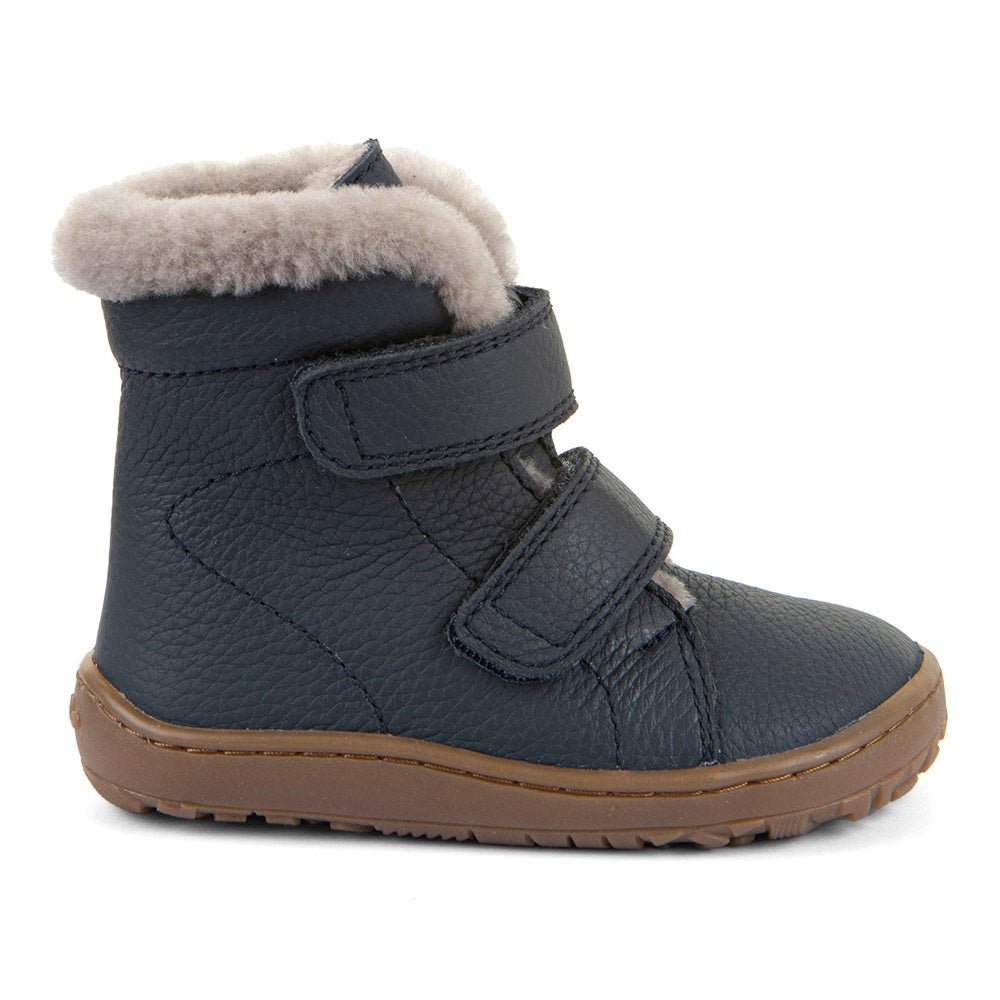 Barefoot čizme Froddo, FURRY BOOT - dark blue - Mini Bambini