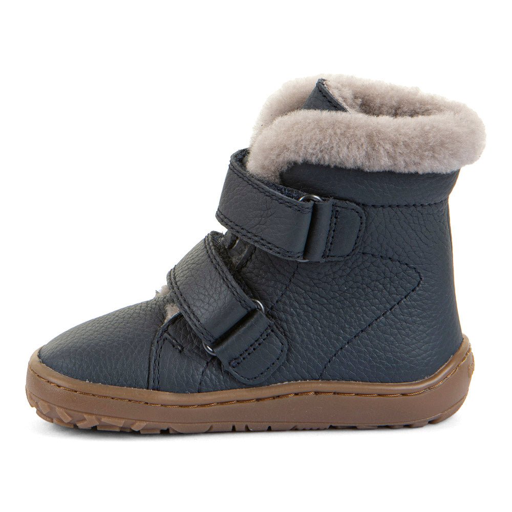 Barefoot čizme Froddo, FURRY BOOT - dark blue - Mini Bambini
