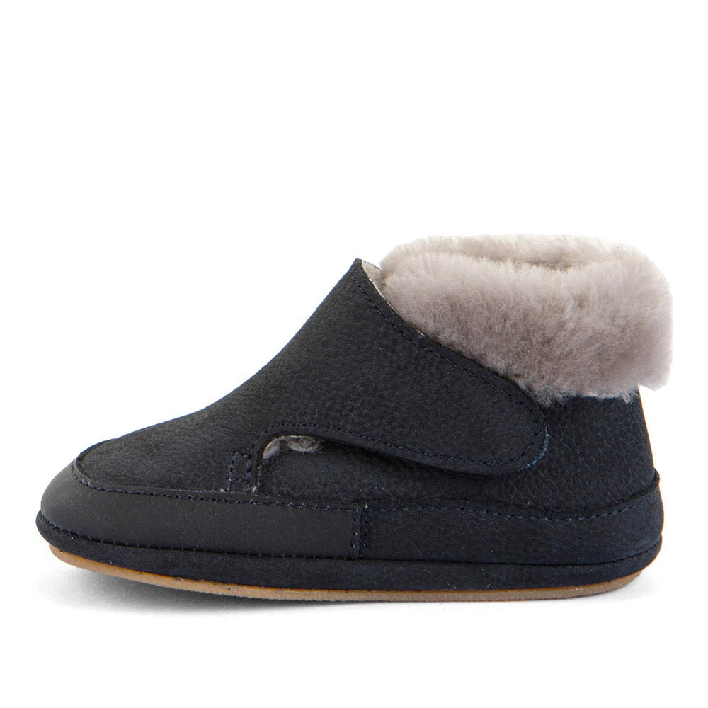 Barefoot čizme Froddo, FURRY WALK - dark blue - Mini Bambini