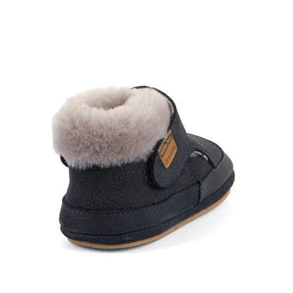 Barefoot čizme Froddo, FURRY WALK - dark blue - Mini Bambini