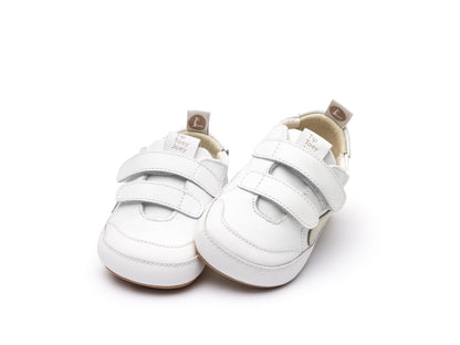 Barefoot nehodajuće patike LANDY – bijela - Mini Bambini