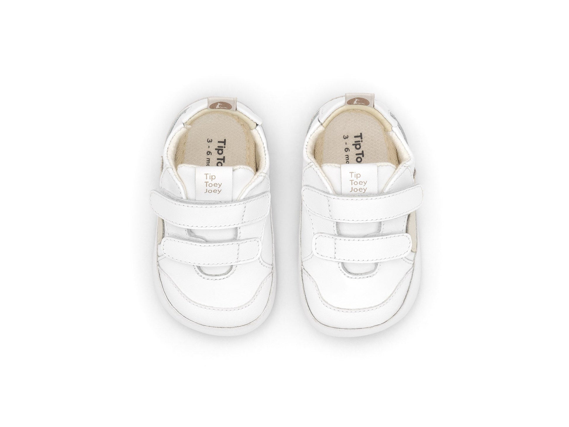 Barefoot nehodajuće patike LANDY – bijela - Mini Bambini