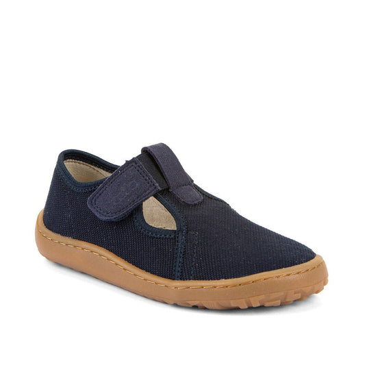 Barefoot papuče Froddo, CANVAS T - BAR - dark blue - Mini Bambini