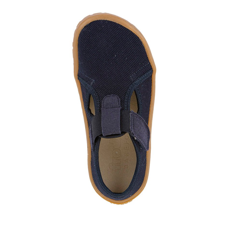 Barefoot papuče Froddo, CANVAS T - BAR - dark blue - Mini Bambini