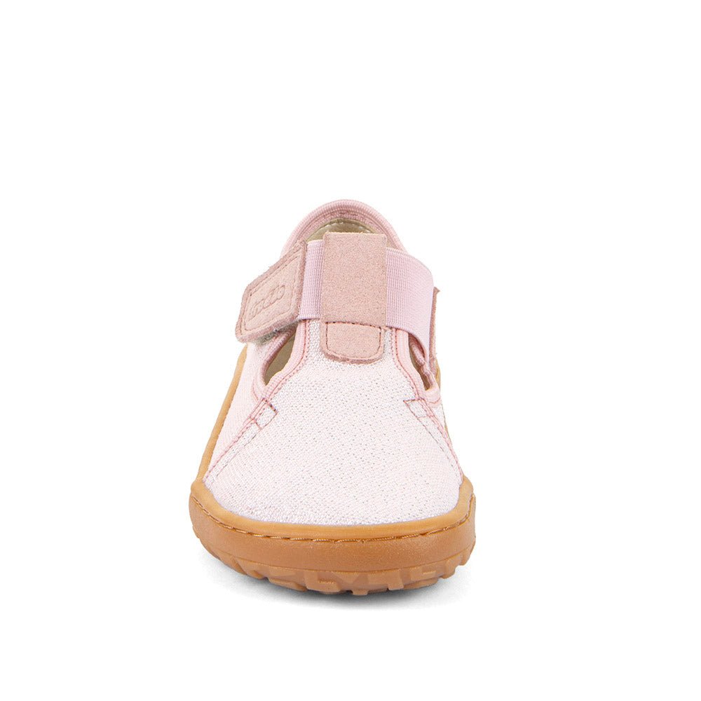 Barefoot papuče Froddo, CANVAS T - BAR - pink shine - Mini Bambini