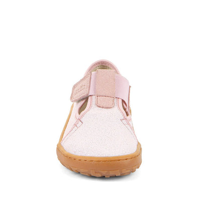 Barefoot papuče Froddo, CANVAS T - BAR - pink shine - Mini Bambini