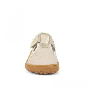 Barefoot papuče Froddo, SLIPPERS - gold shine - Mini Bambini