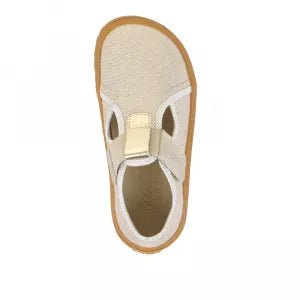 Barefoot papuče Froddo, SLIPPERS - gold shine - Mini Bambini
