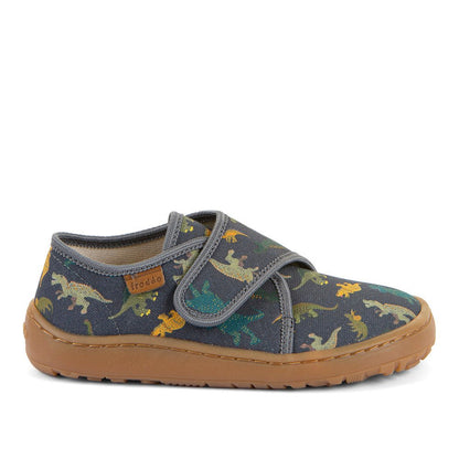 Barefoot papuče Froddo, SLIPPERS - grey dino - Mini Bambini