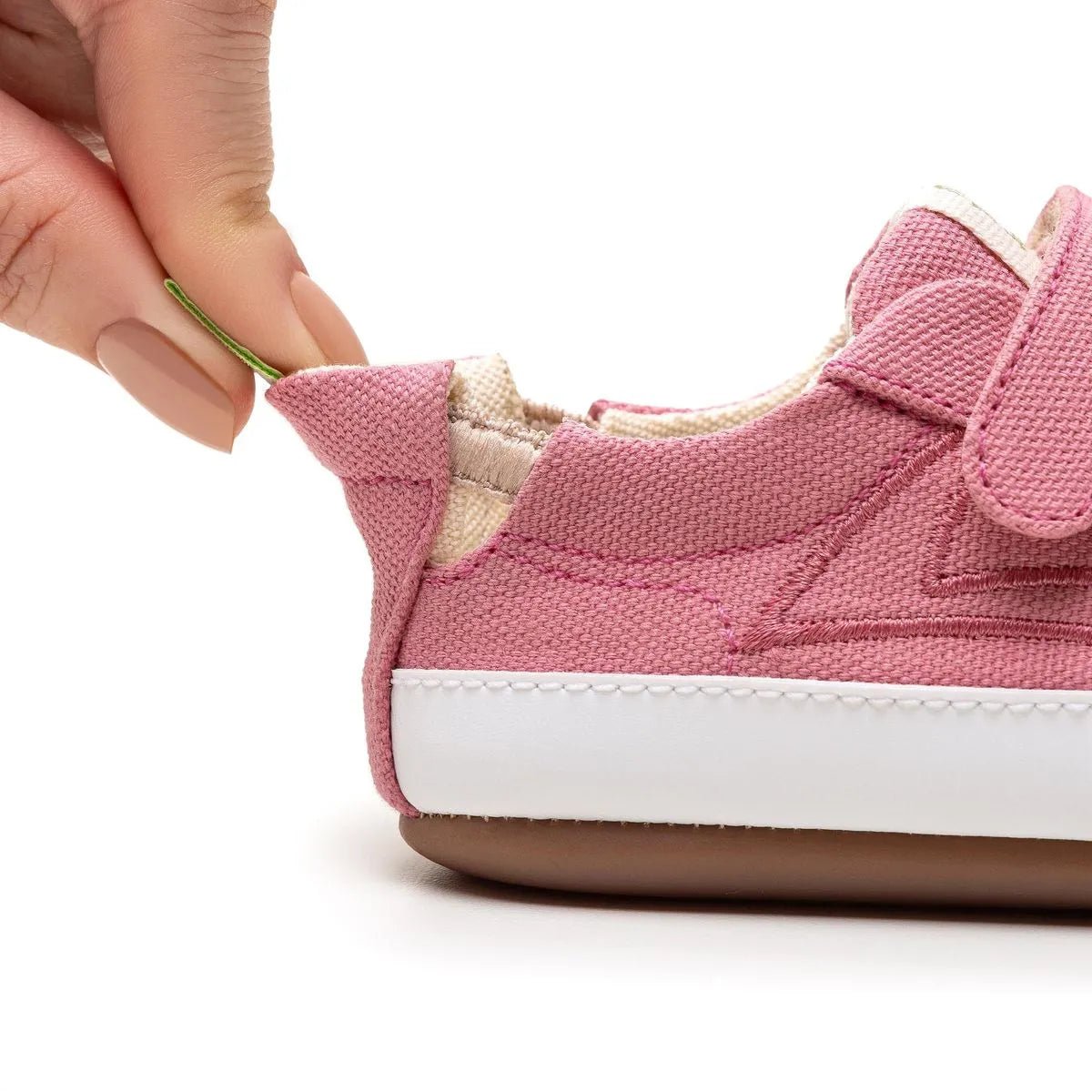 Barefoot patike BOSSY GREEN - fuksija - Mini Bambini