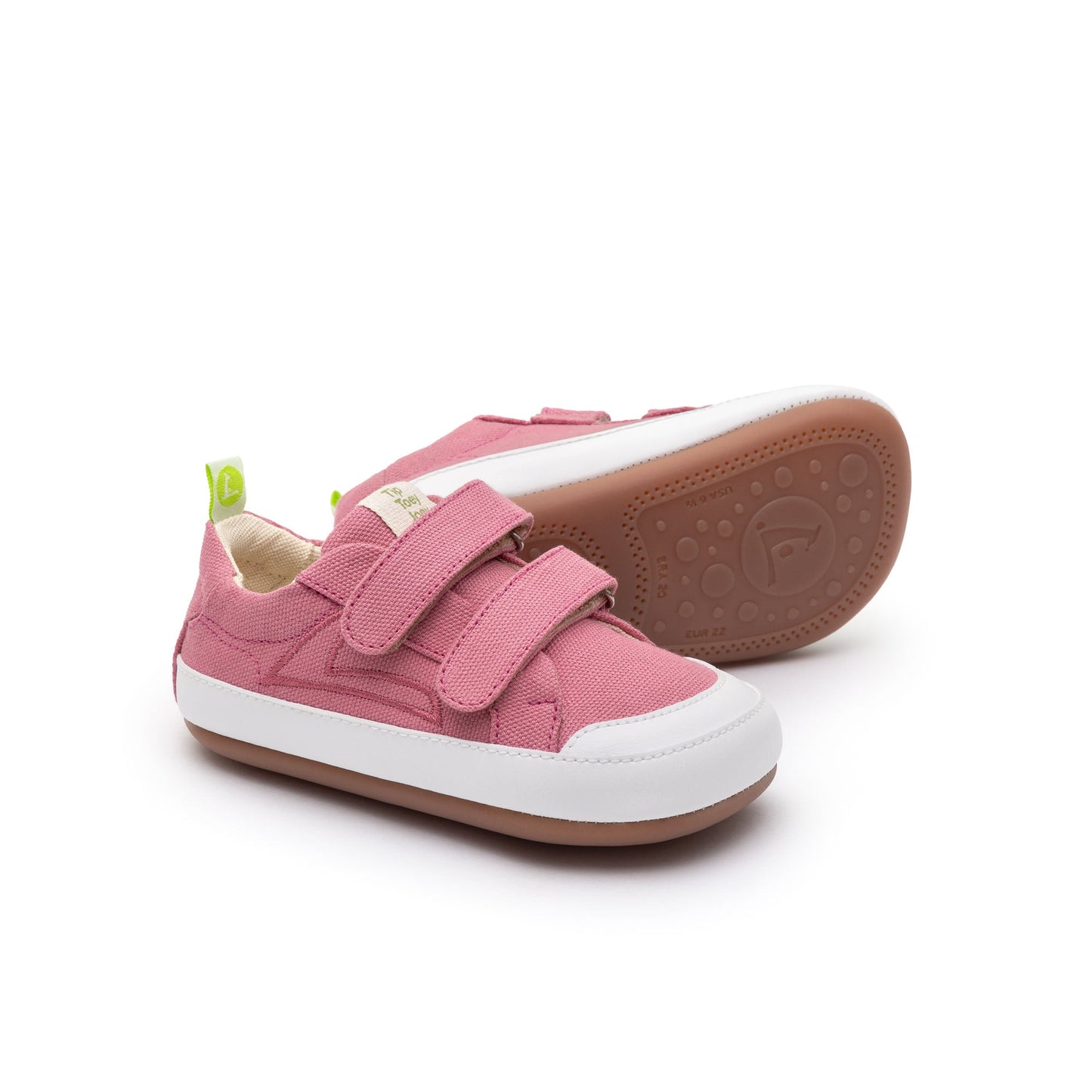 Barefoot patike BOSSY GREEN - fuksija - Mini Bambini